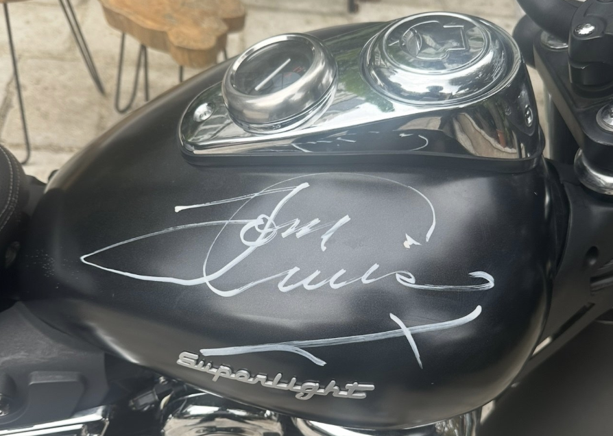 This Tom Cruise Signed Keeway Superlight 125 Could Be Yours